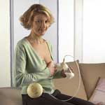 Swing breastpump